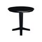 International Concepts 36 in. Solid Wood Round Top Pedestal Dining Table - 35.9 in. High, Black K46-36RT-23B-36 - alternate 2